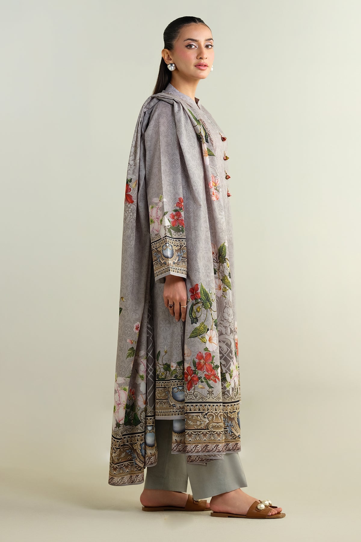 3 Piece - Printed Lawn Suit - X6143 - Shop Now at Kayseria