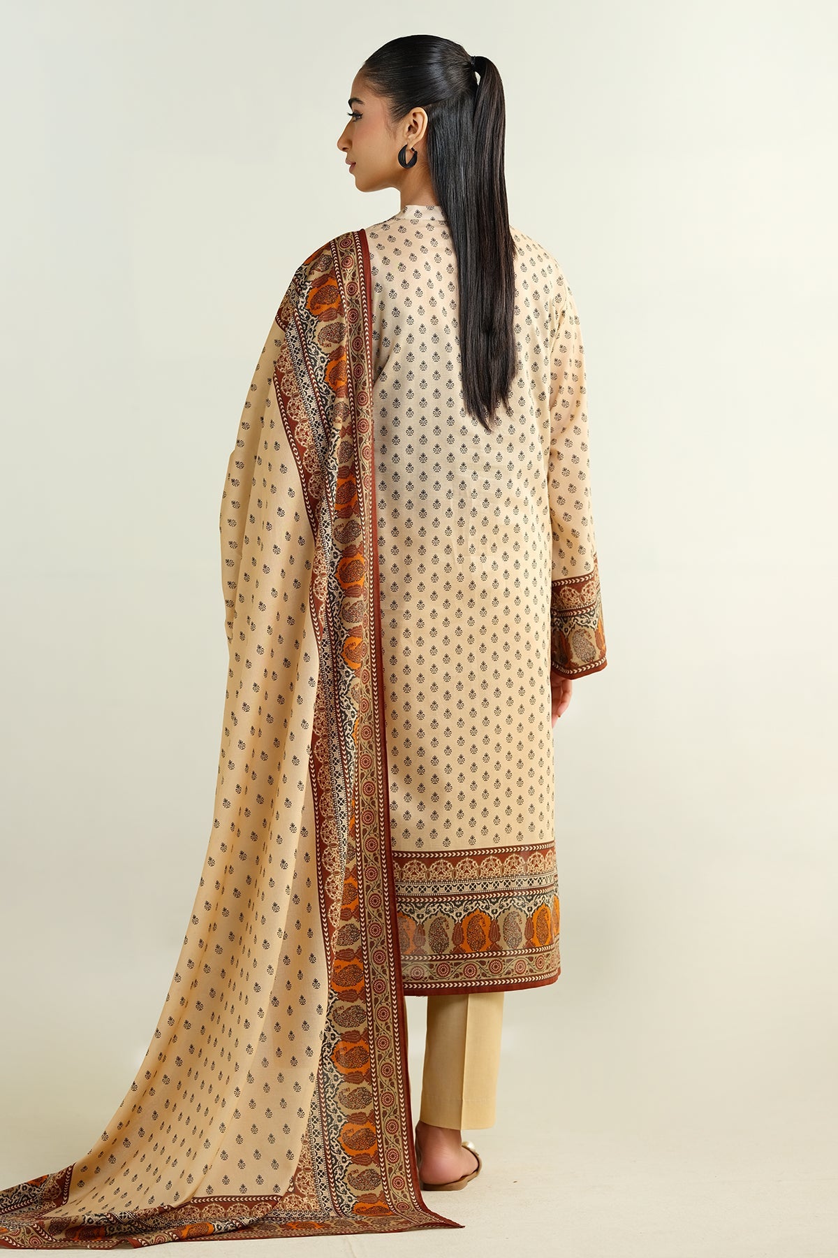 3 Piece - Printed Suit - X6154 - Shop Now at Kayseria