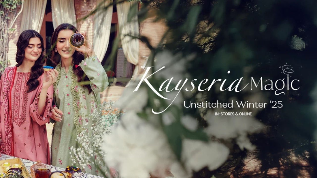 Discover the Beauty of Kayseria Prefall Edit ’25; A Story Woven in Khaddar, Karandi & Silk