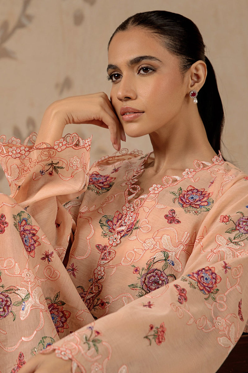 4 Piece -  Embroidered Kara Cotton Suit - MC1610-1 - Shop Now at Kayseria