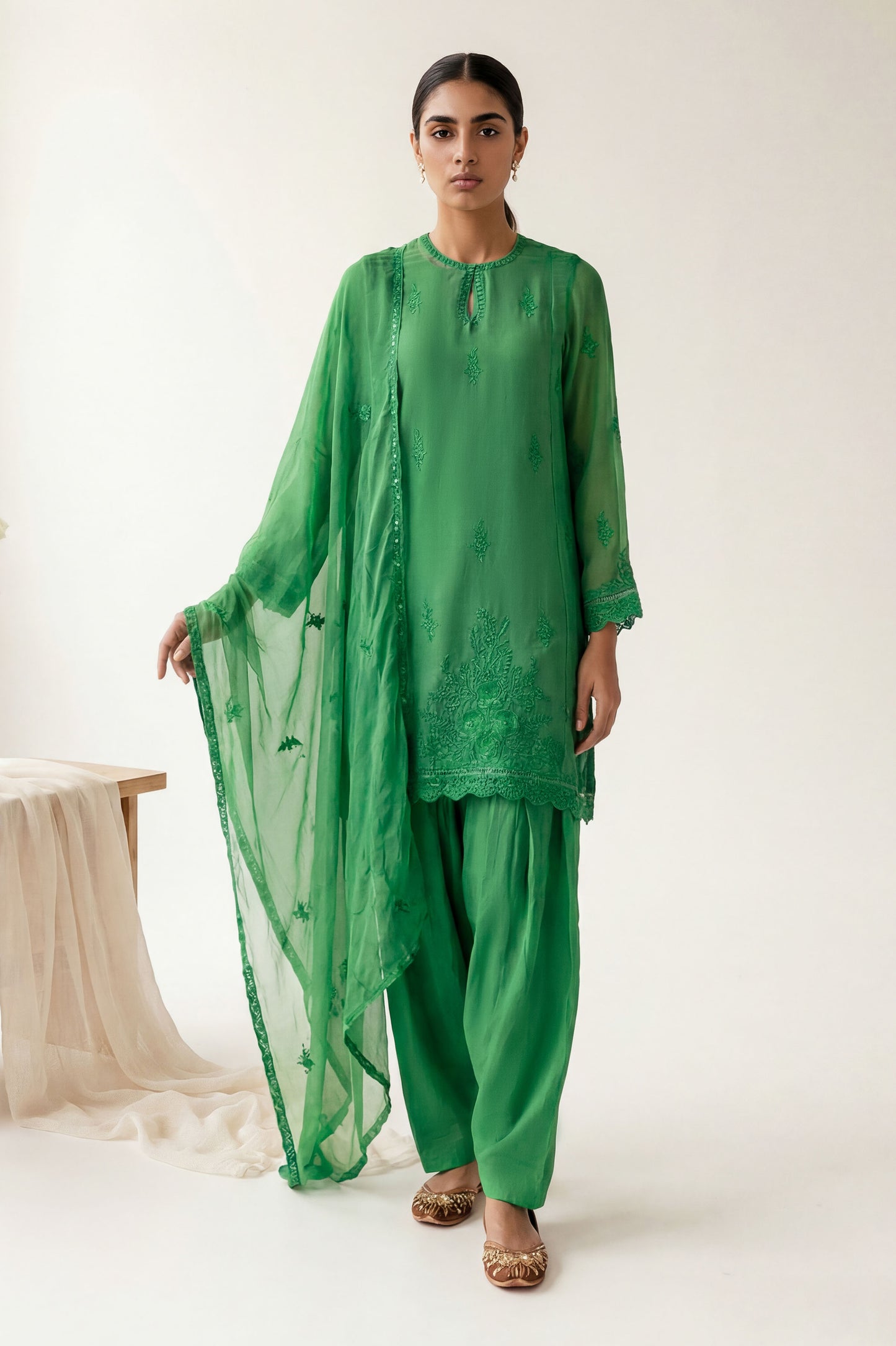 CHIFFON | EMBROIDERED