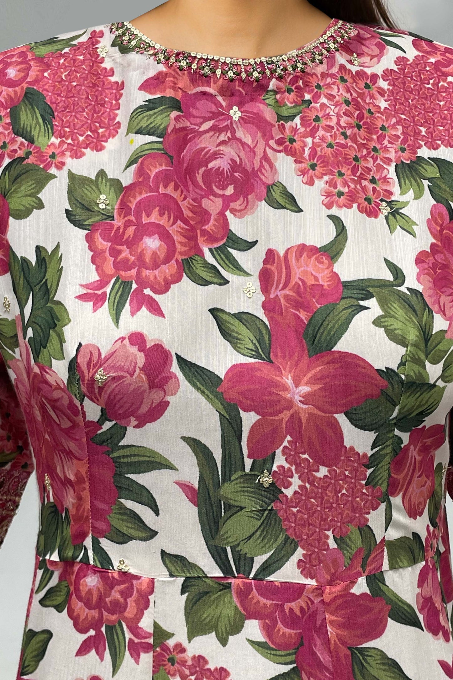 RAW SILK | EMBROIDERED
