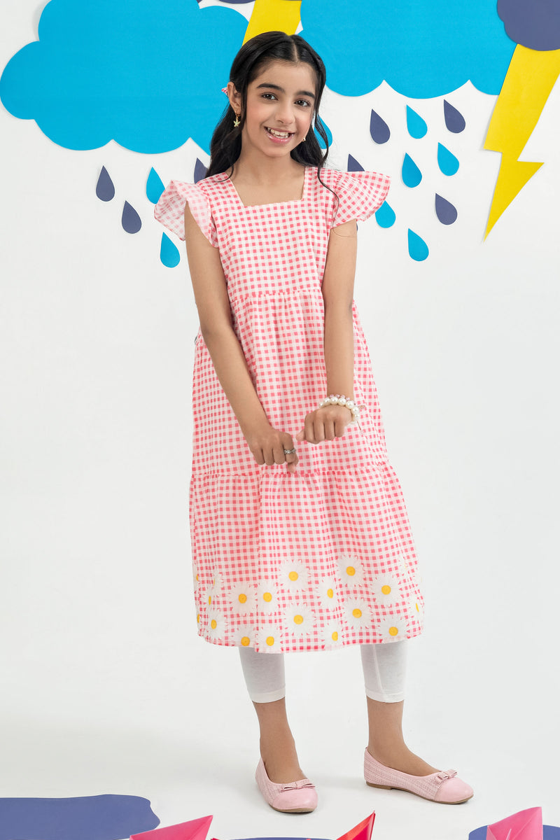 Printed Lawn Dress - GWD752226