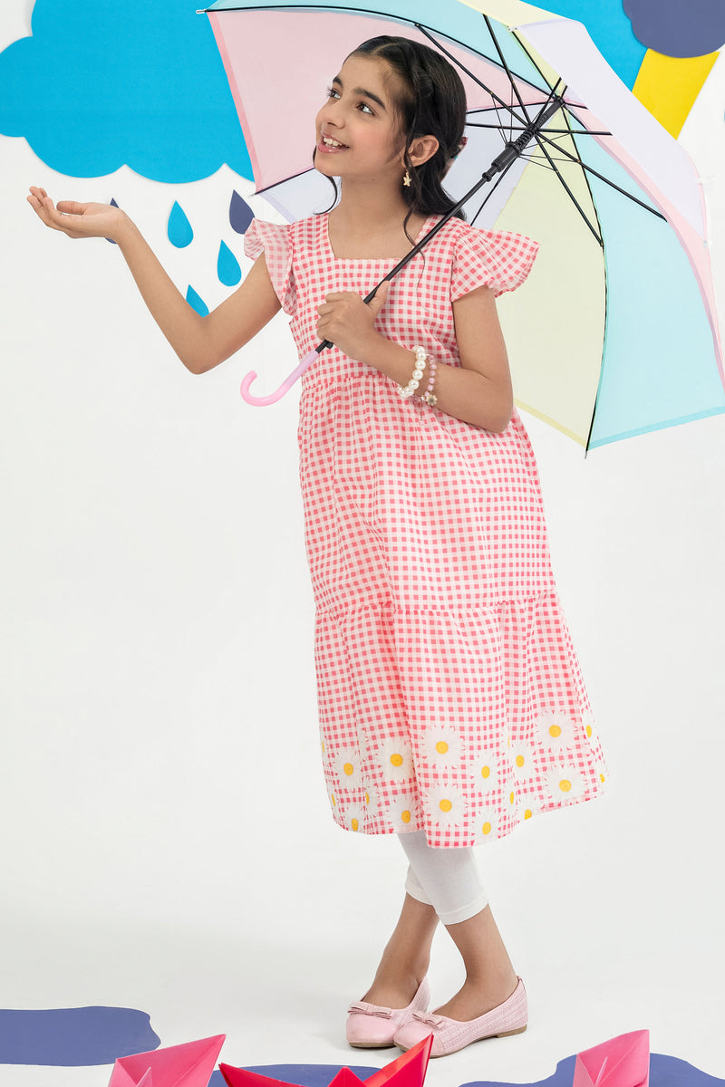 Printed Lawn Dress - GWD752226