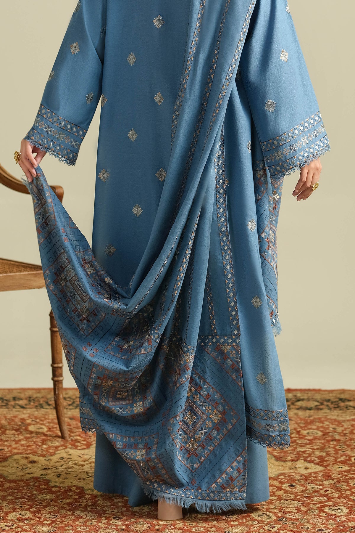 VISCOSE KARANDI | EMBROIDERED