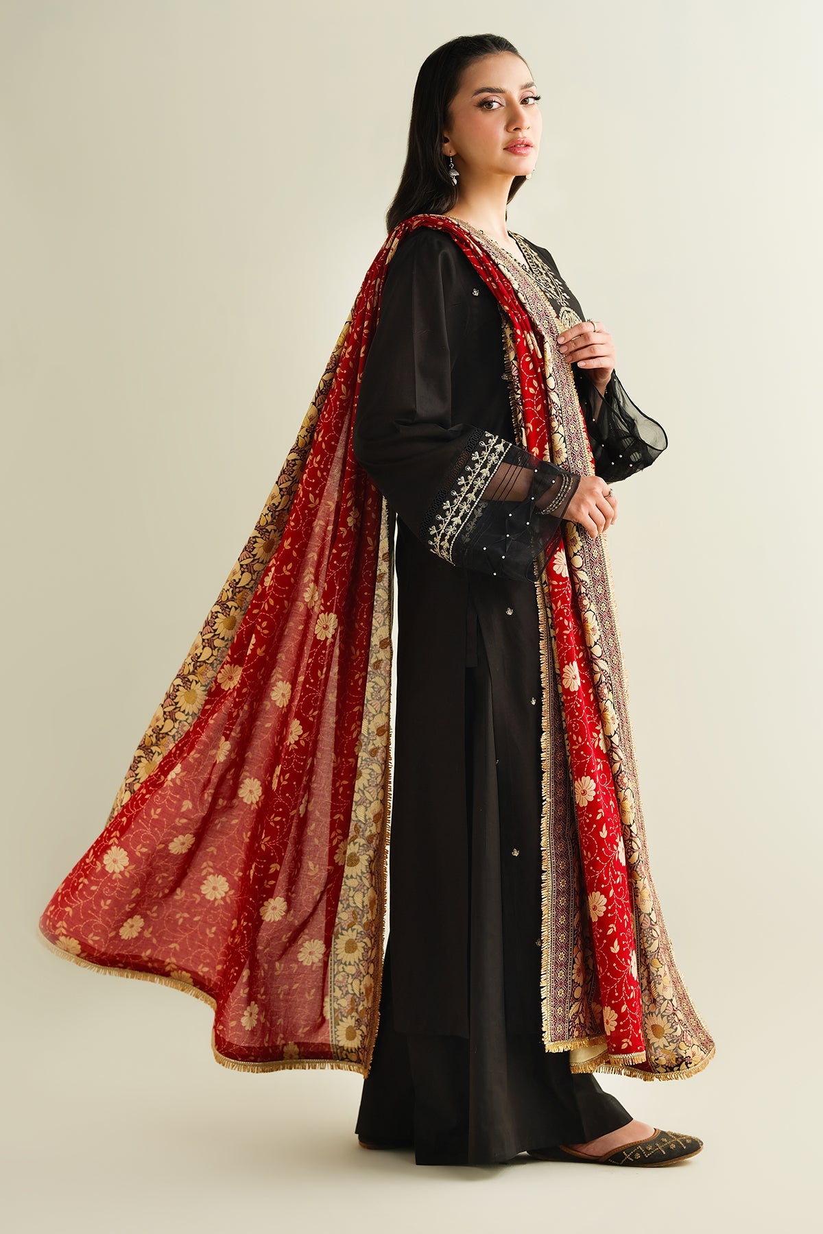 2 Piece - Embroidered Suit - C6126 - Shop Now at Kayseria