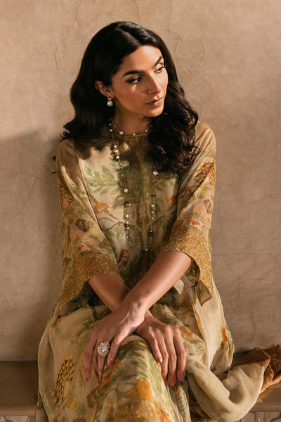4 Piece - Printed Pure Chiffon Suit - MCP1731 - Shop Now at Kayseria