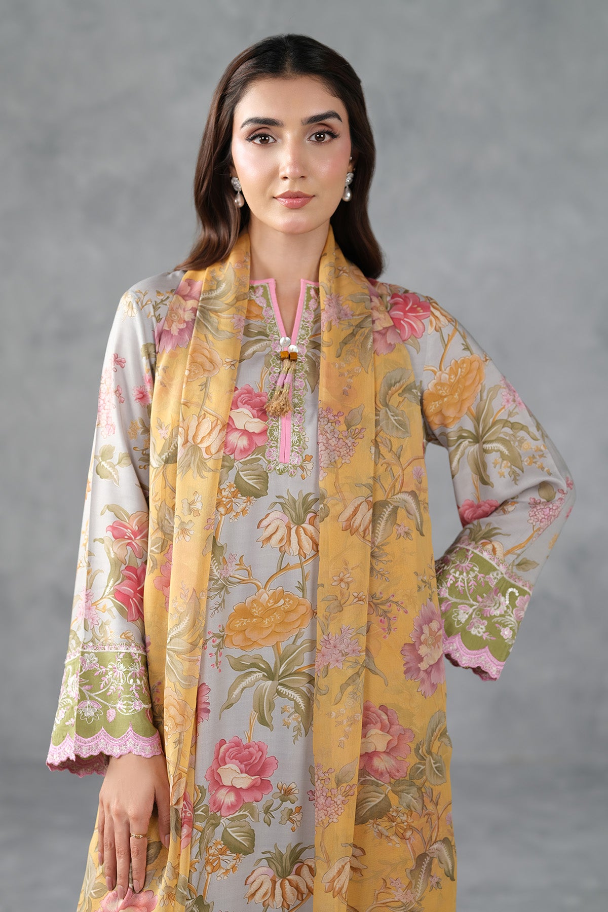 RAW SILK | EMBROIDERED