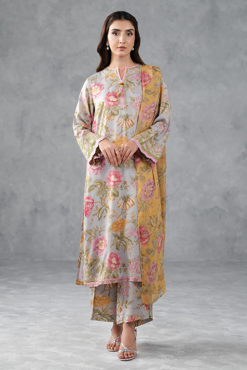 RAW SILK | EMBROIDERED