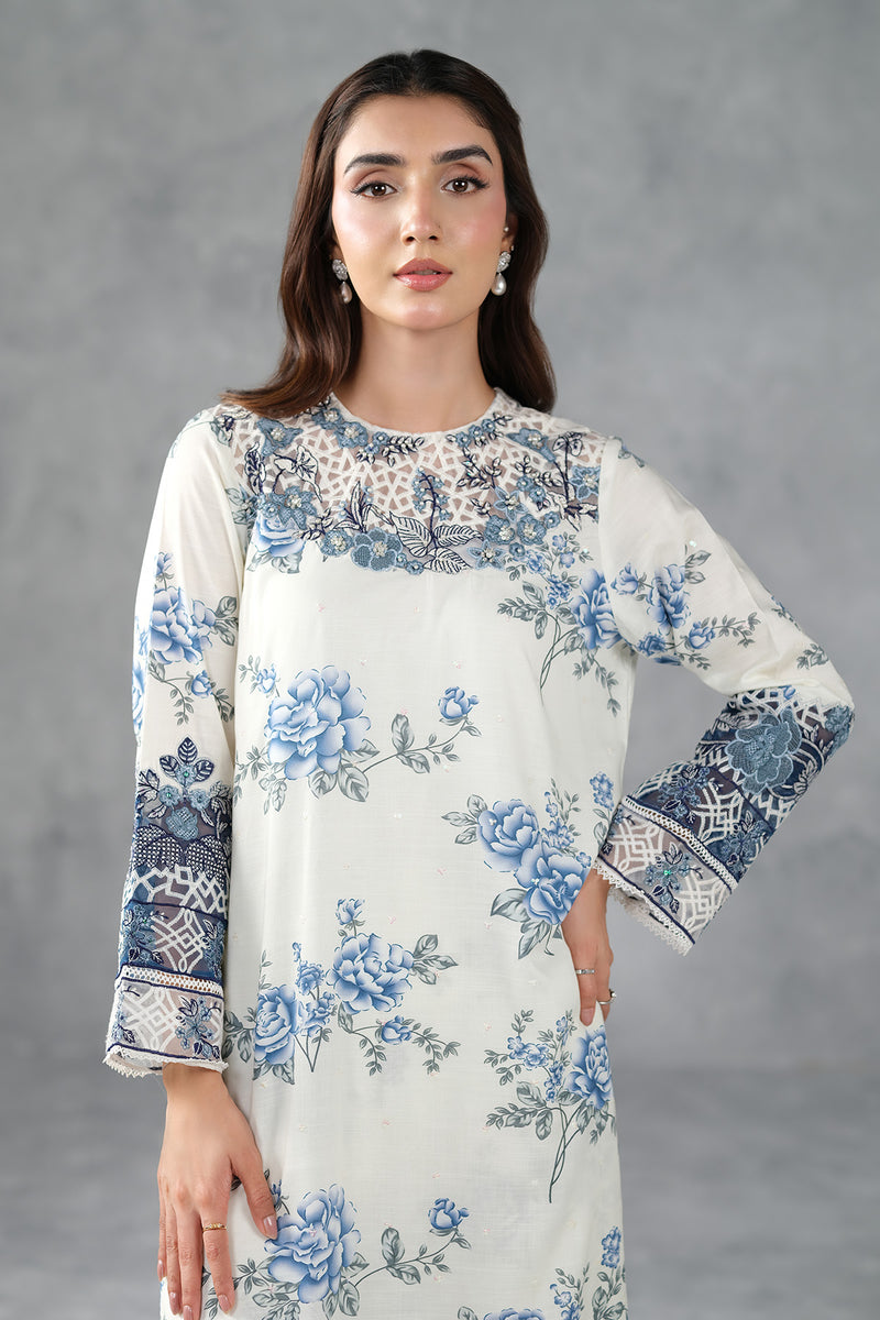 RAW SILK | EMBROIDERED