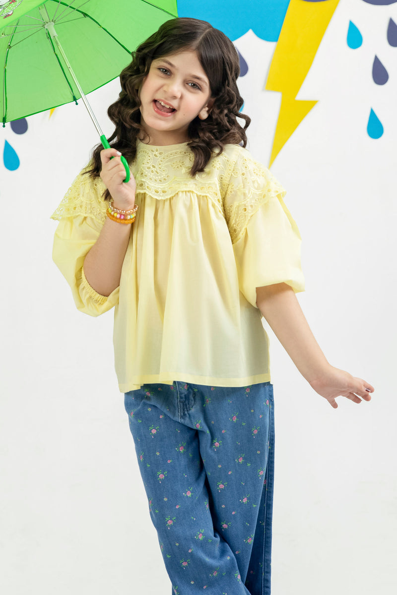 Girls Embroidered Shirt - GWT703326