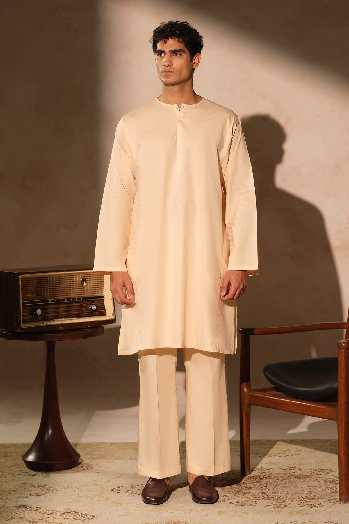 Ali Garh Suit In Cotton Poplin - SMS203126 SHAHNAMEH-EID I-26