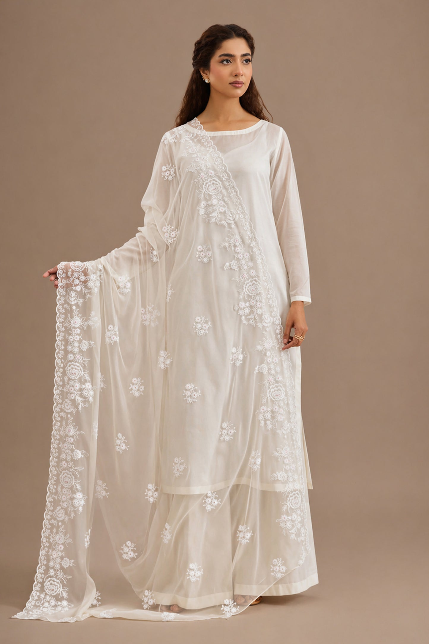 BAMBER CHIFFON | EMBROIDERED