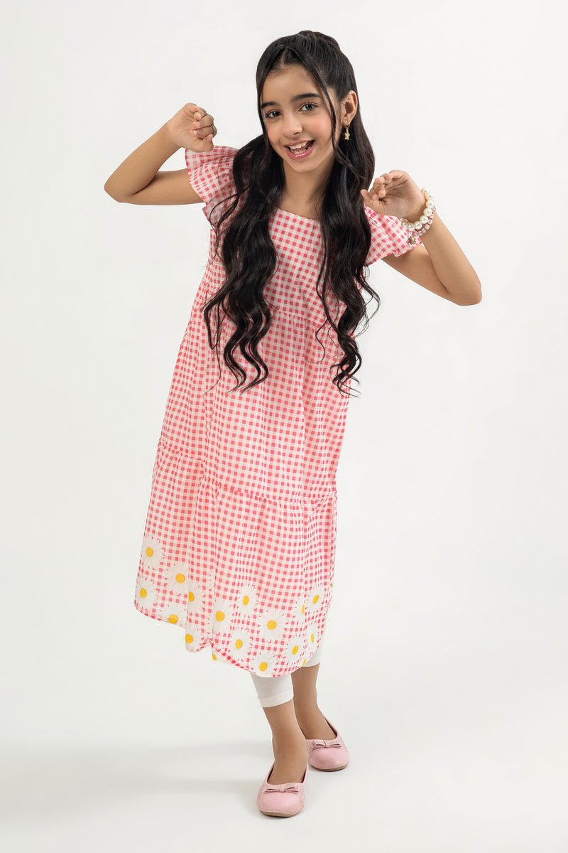 Printed Lawn Dress - GWD752226
