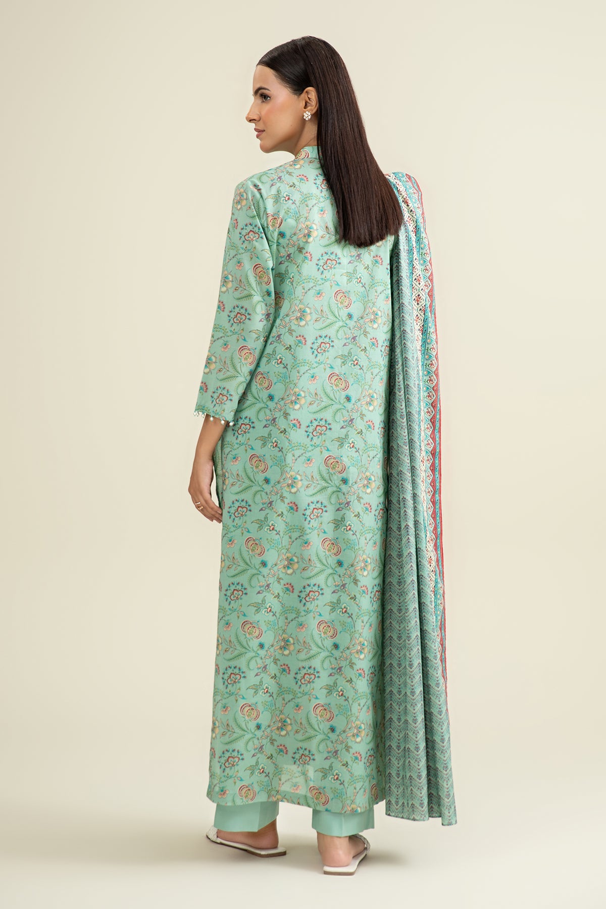 3 Piece - Printed Lawn Suit - X6217 R - Shop Now at Kayseria