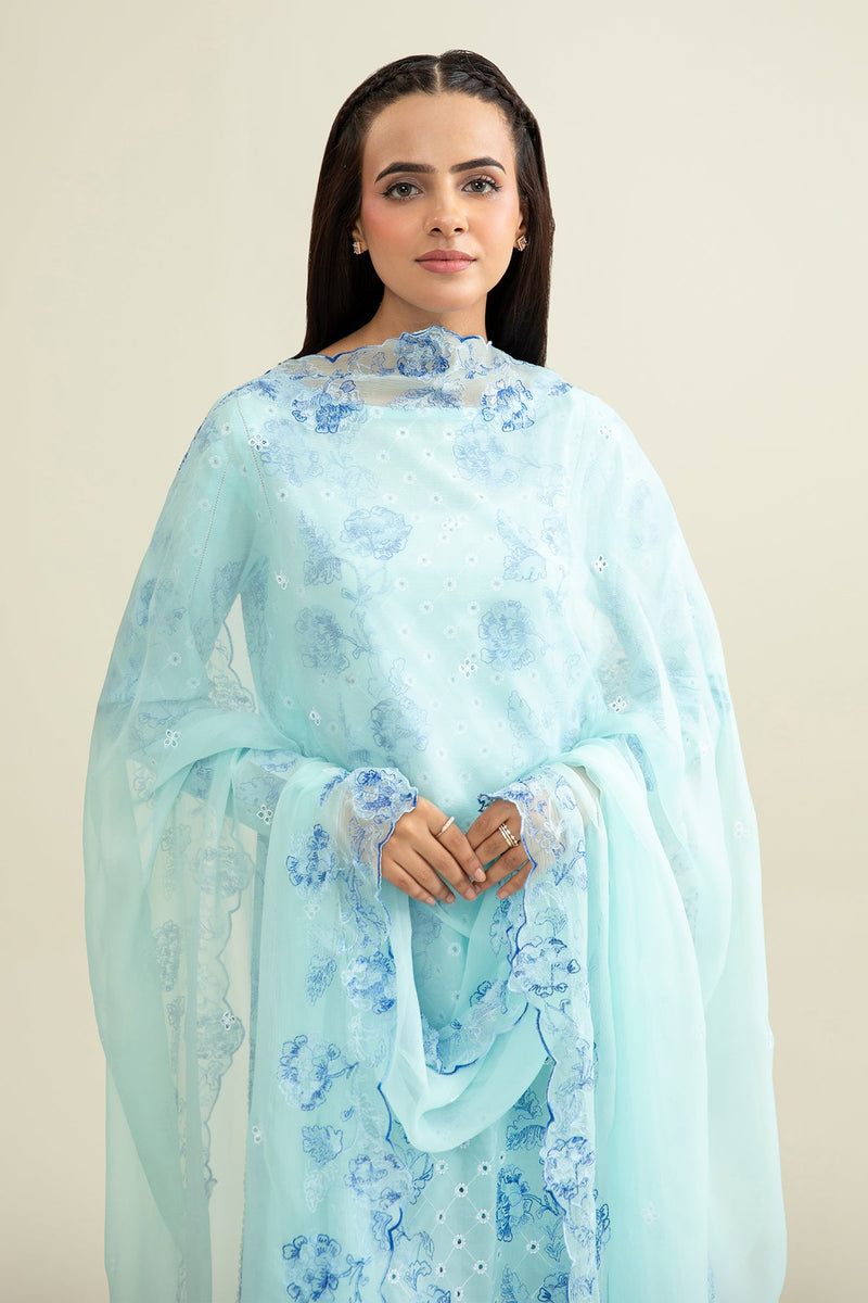 3 Piece - Embroidered Suit - E1906 - Shop Now at Kayseria