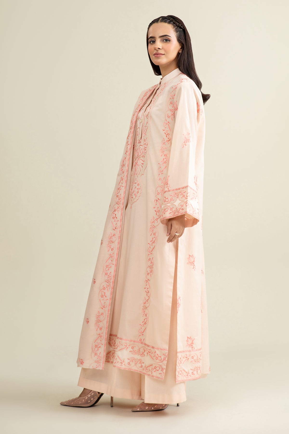 3 Piece - Embroidered Suit - E1719 - Shop Now at Kayseria