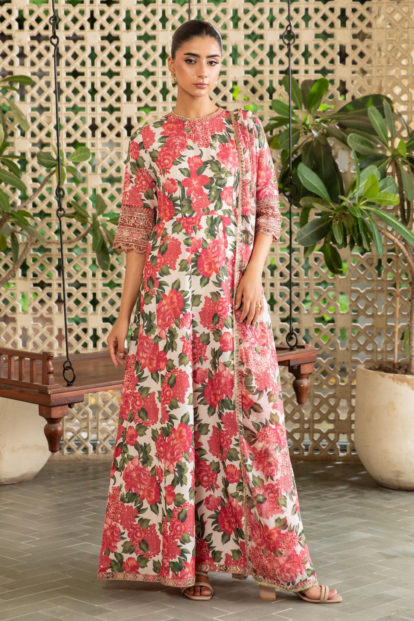 RAW SILK | EMBROIDERED
