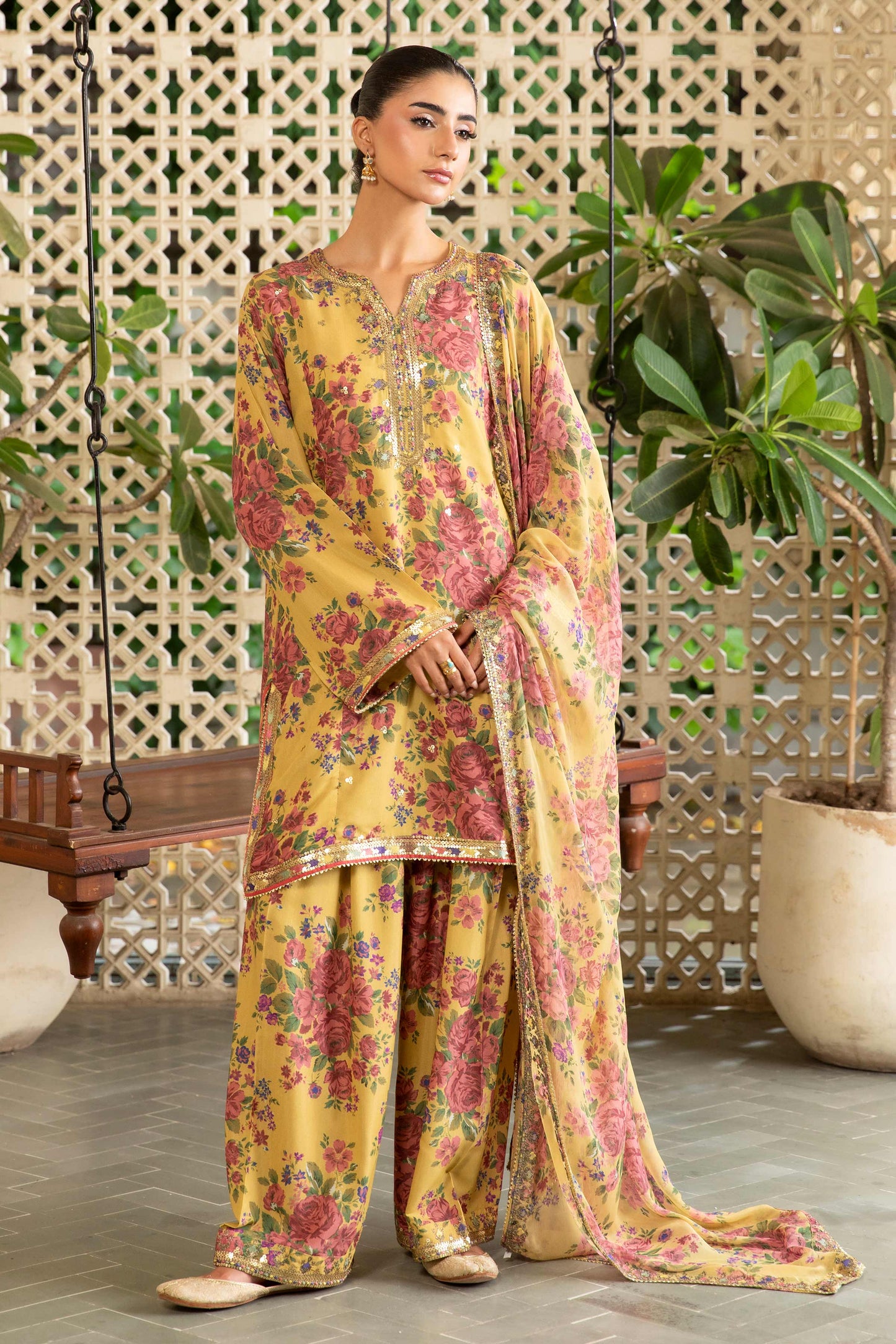RAW SILK | EMBROIDERED