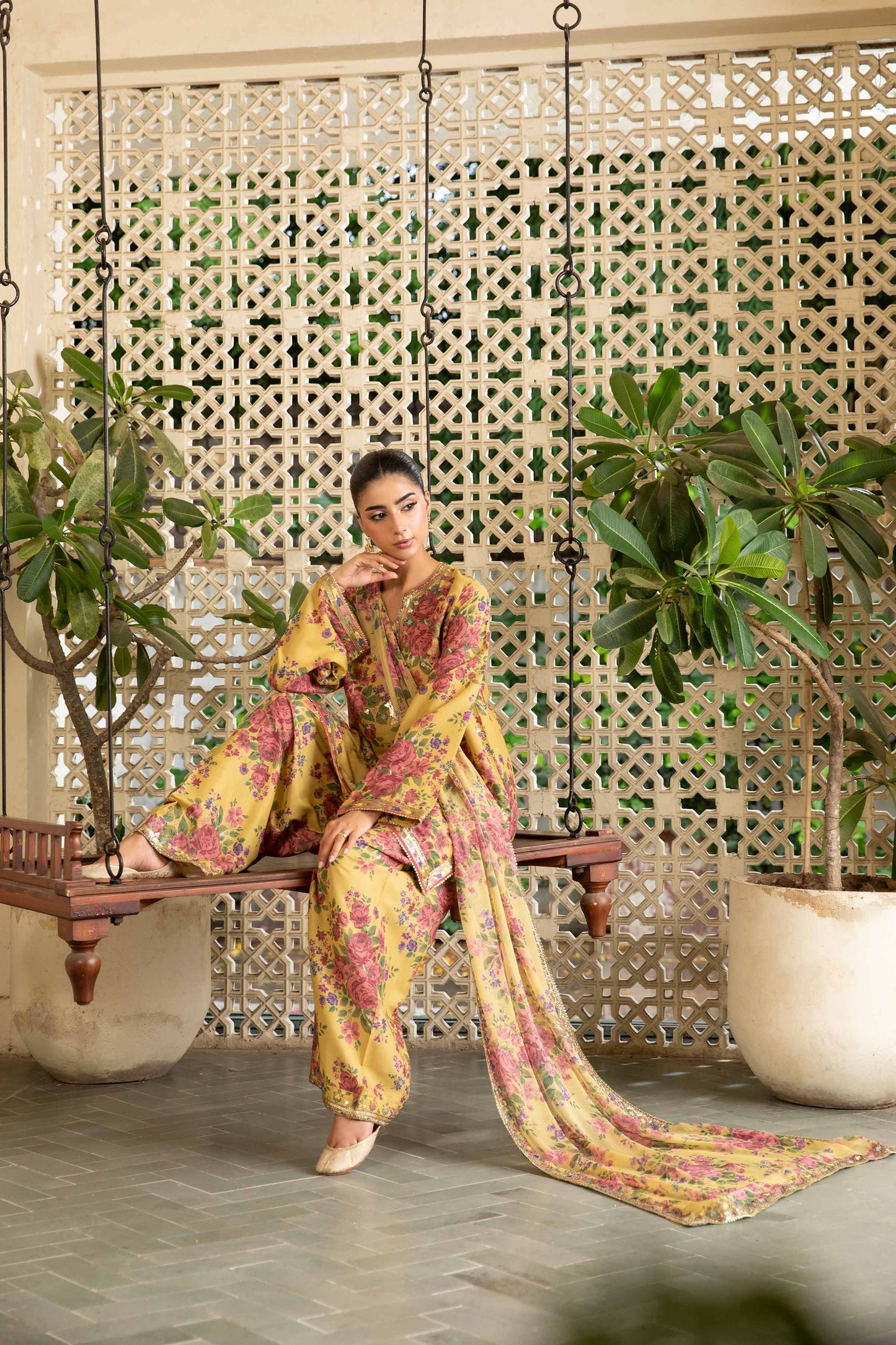 RAW SILK | EMBROIDERED