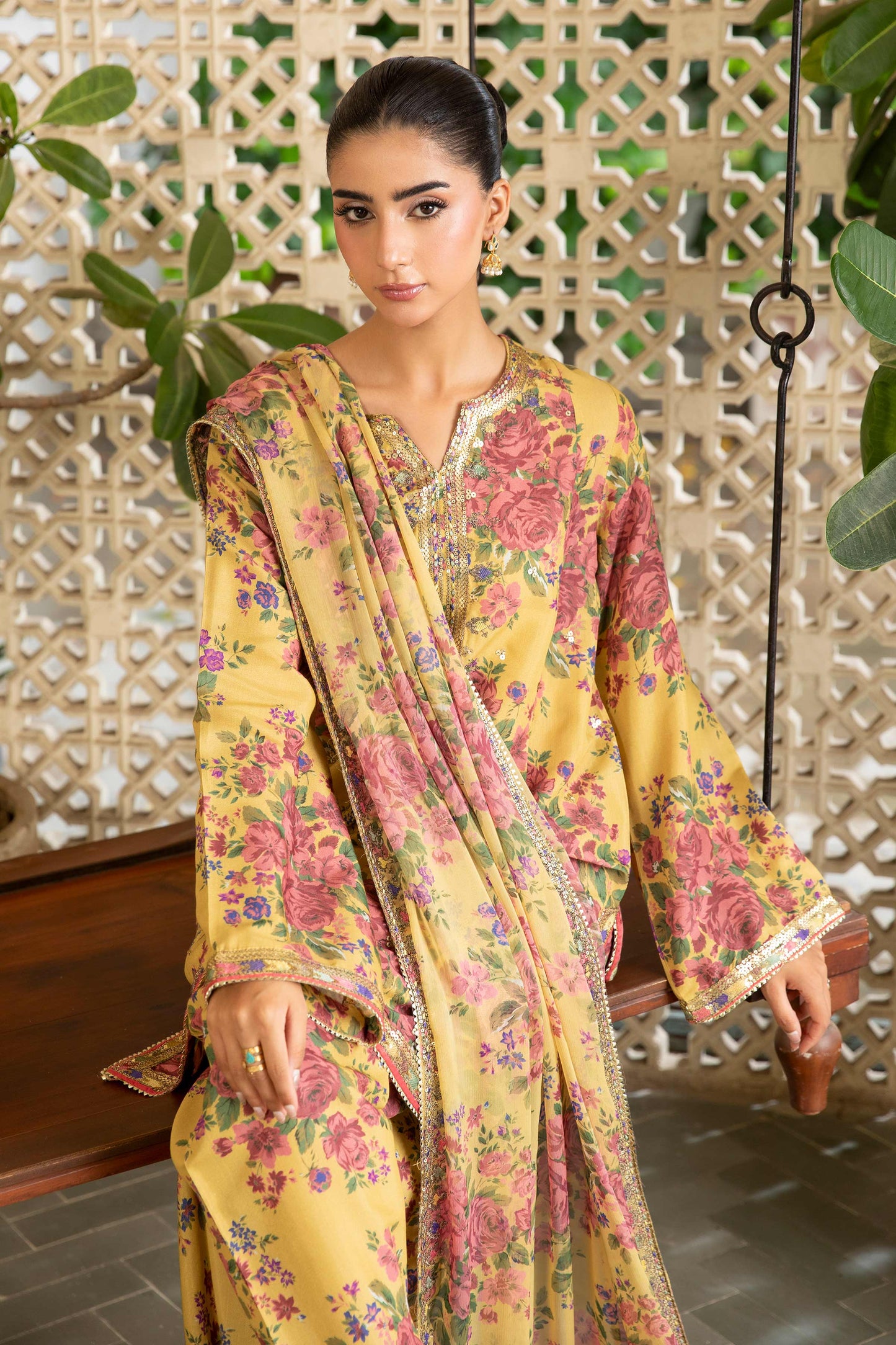RAW SILK | EMBROIDERED