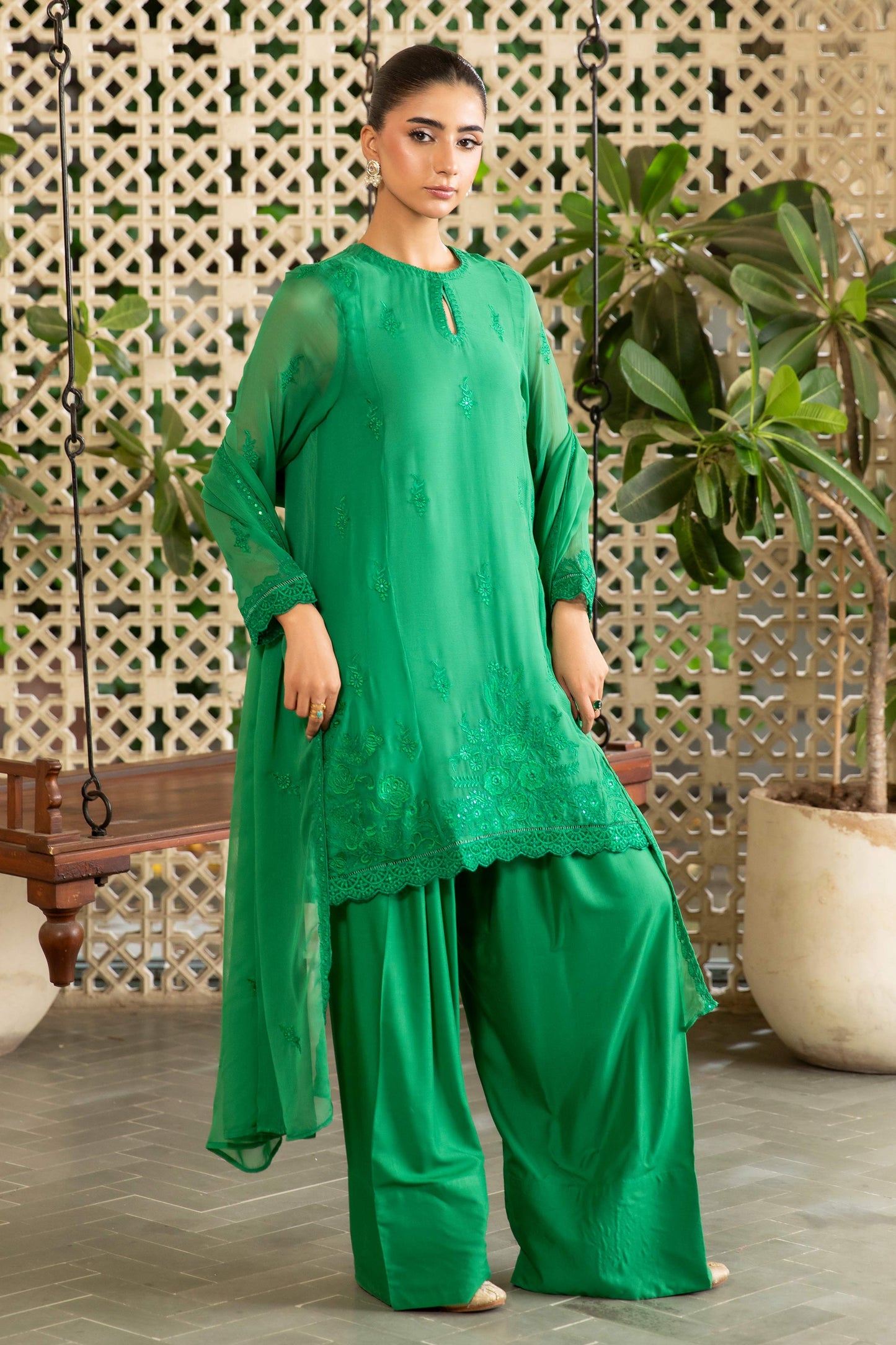 CHIFFON | EMBROIDERED