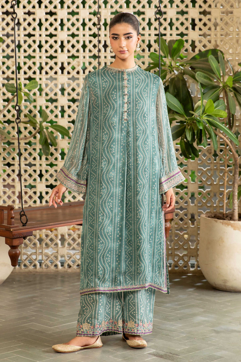 CRINKLE CHIFFON | EMBROIDERED