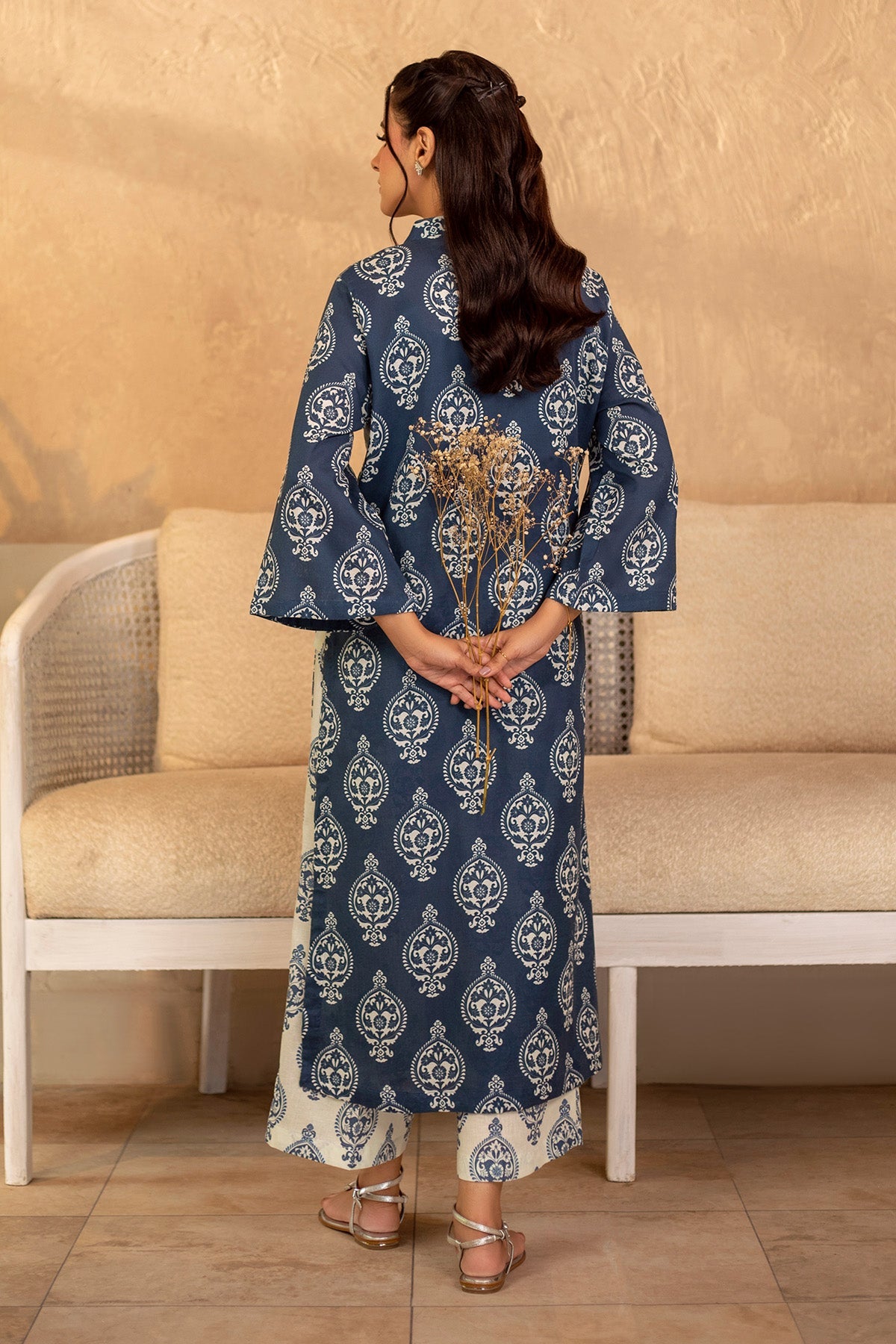 2 Piece - Printed Khaddar Suit - KPW25-P3810