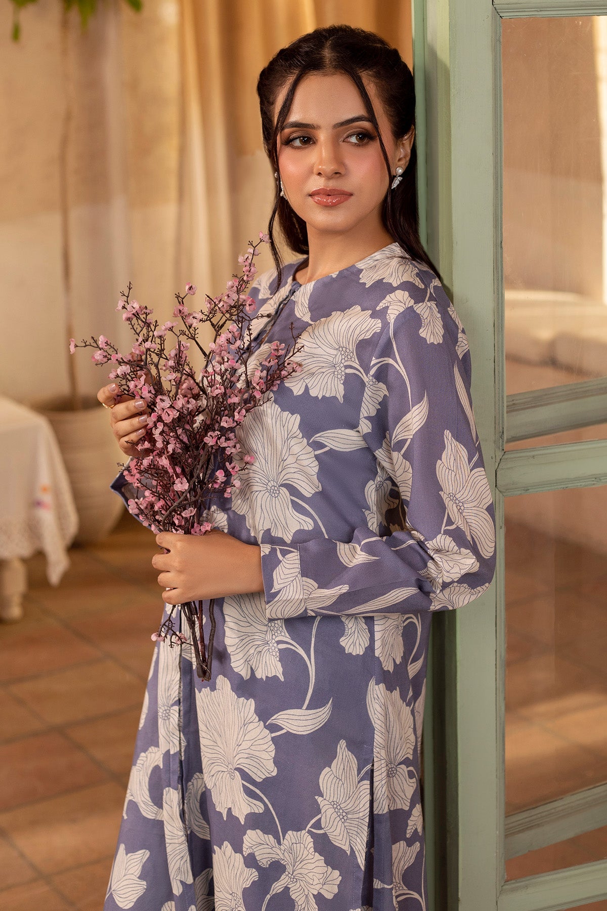 2 Piece - Printed Khaddar Suit - KPW25-P3811