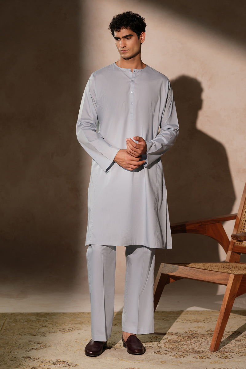 Ali Garh Suit In Cotton Poplin - SMS201126