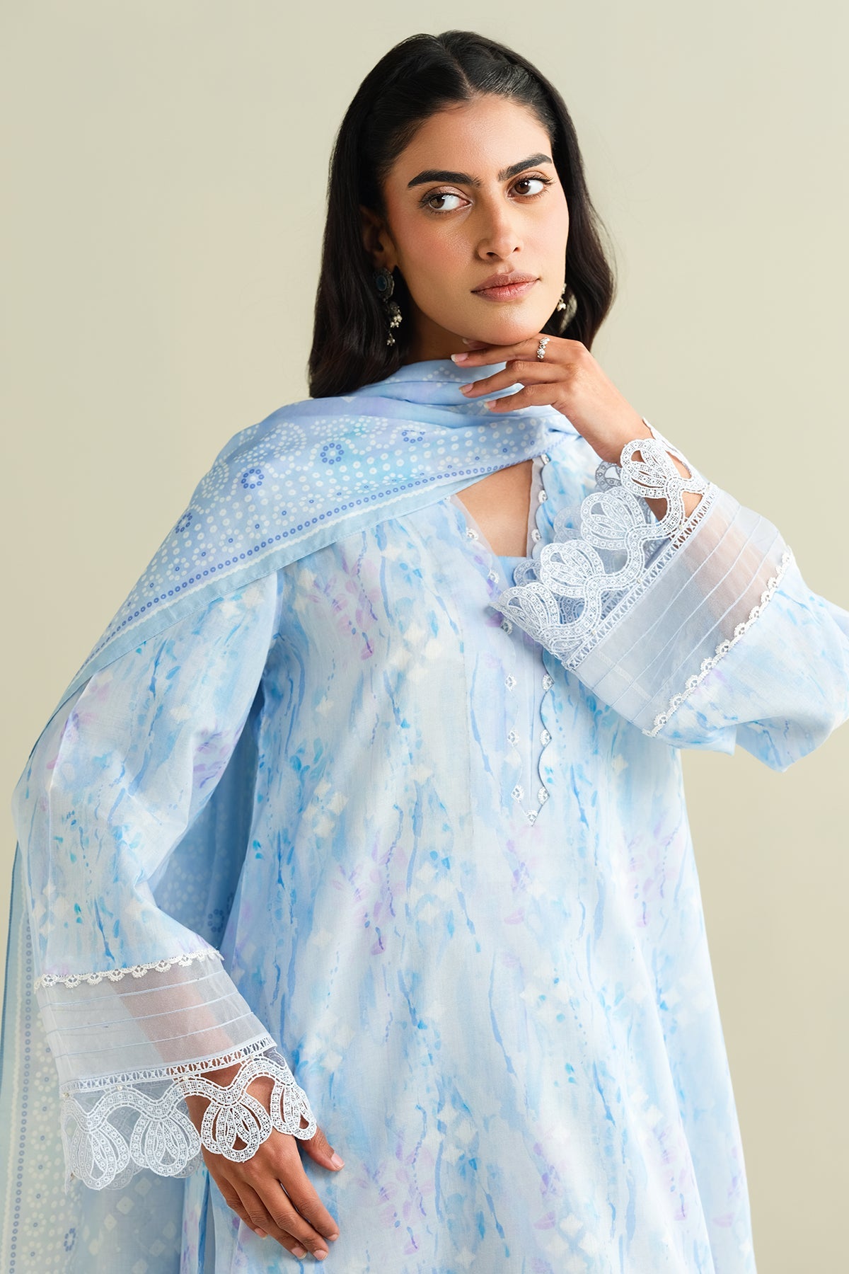 3 Piece - Printed Suit - C6145 - Shop Now at Kayseria