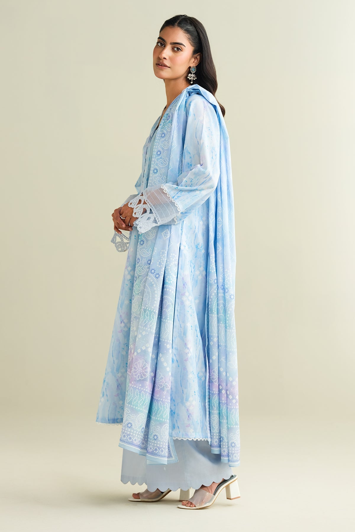 3 Piece - Printed Suit - C6145 - Shop Now at Kayseria