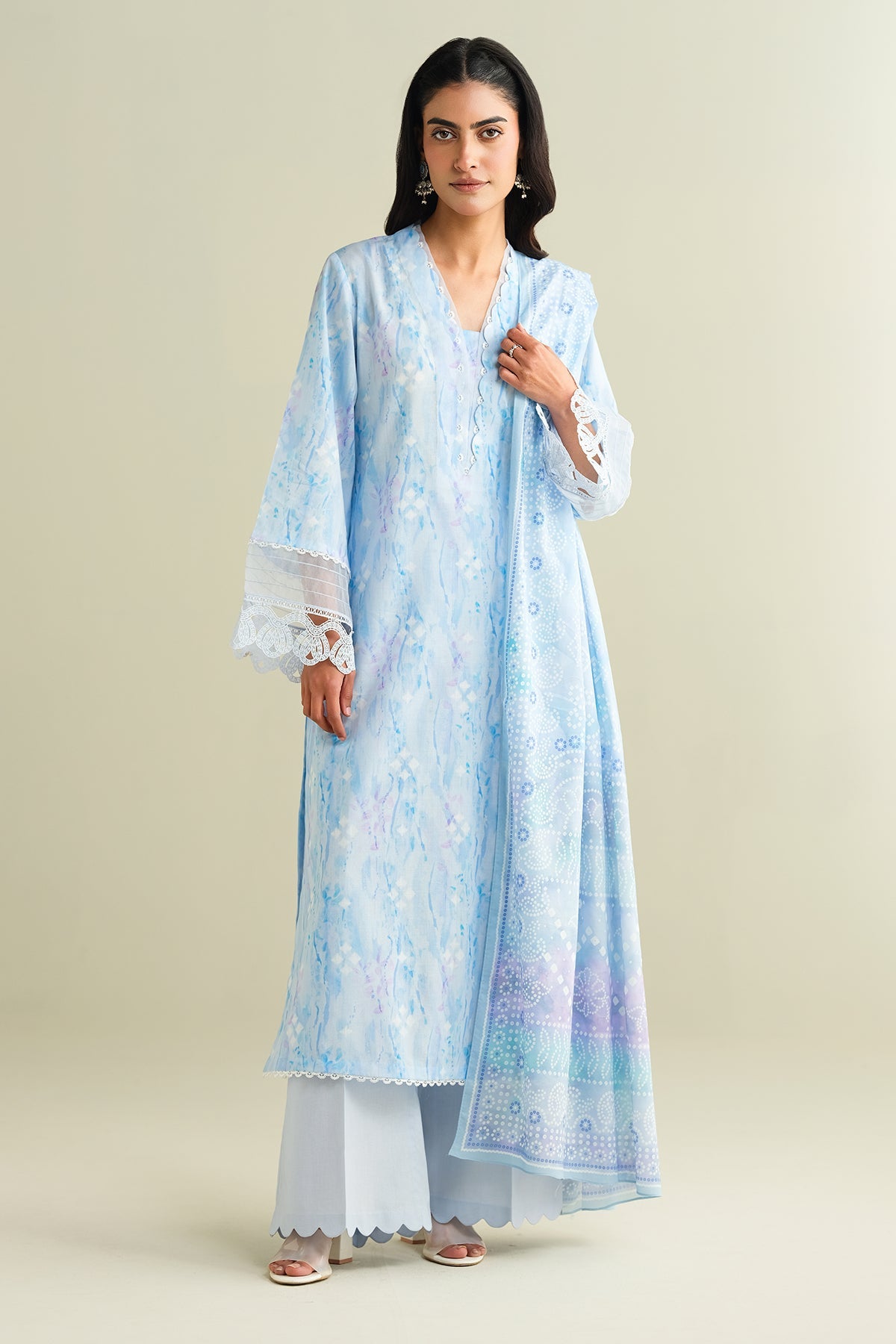 3 Piece - Printed Suit - C6145 - Shop Now at Kayseria