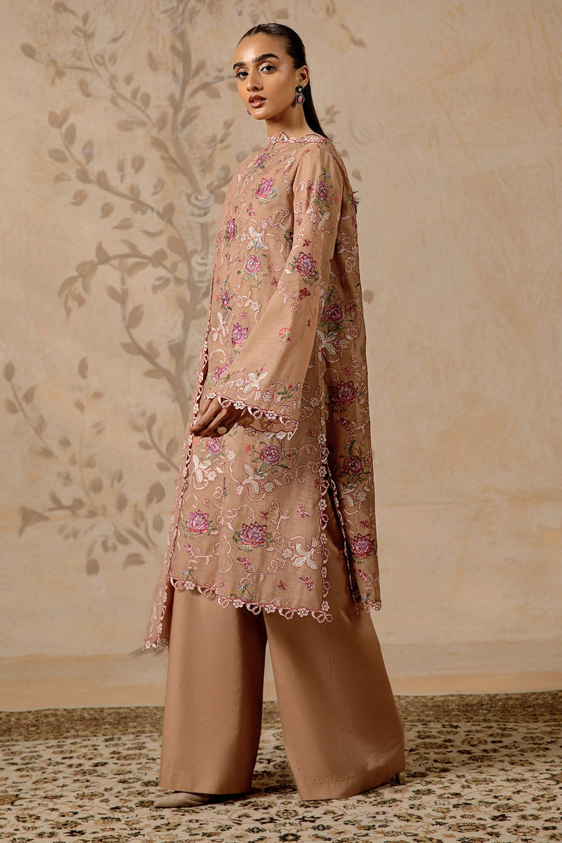 4 Piece - Embroidered Kara Cotton Suit - MC1610-2 - Shop Now at Kayseria