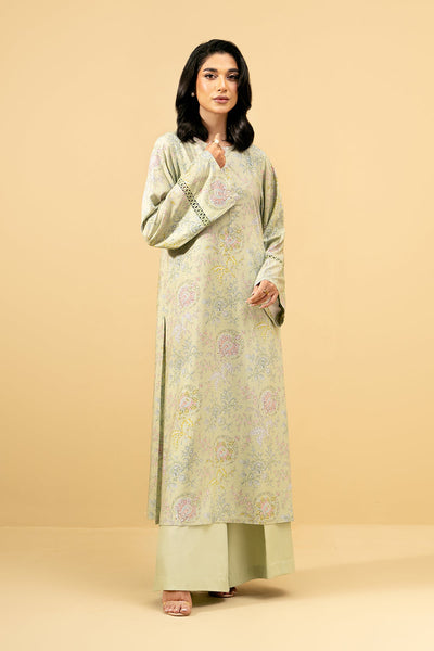 2 Piece - Printed Percale Suit - C6087-1 - Shop Now at Kayseria