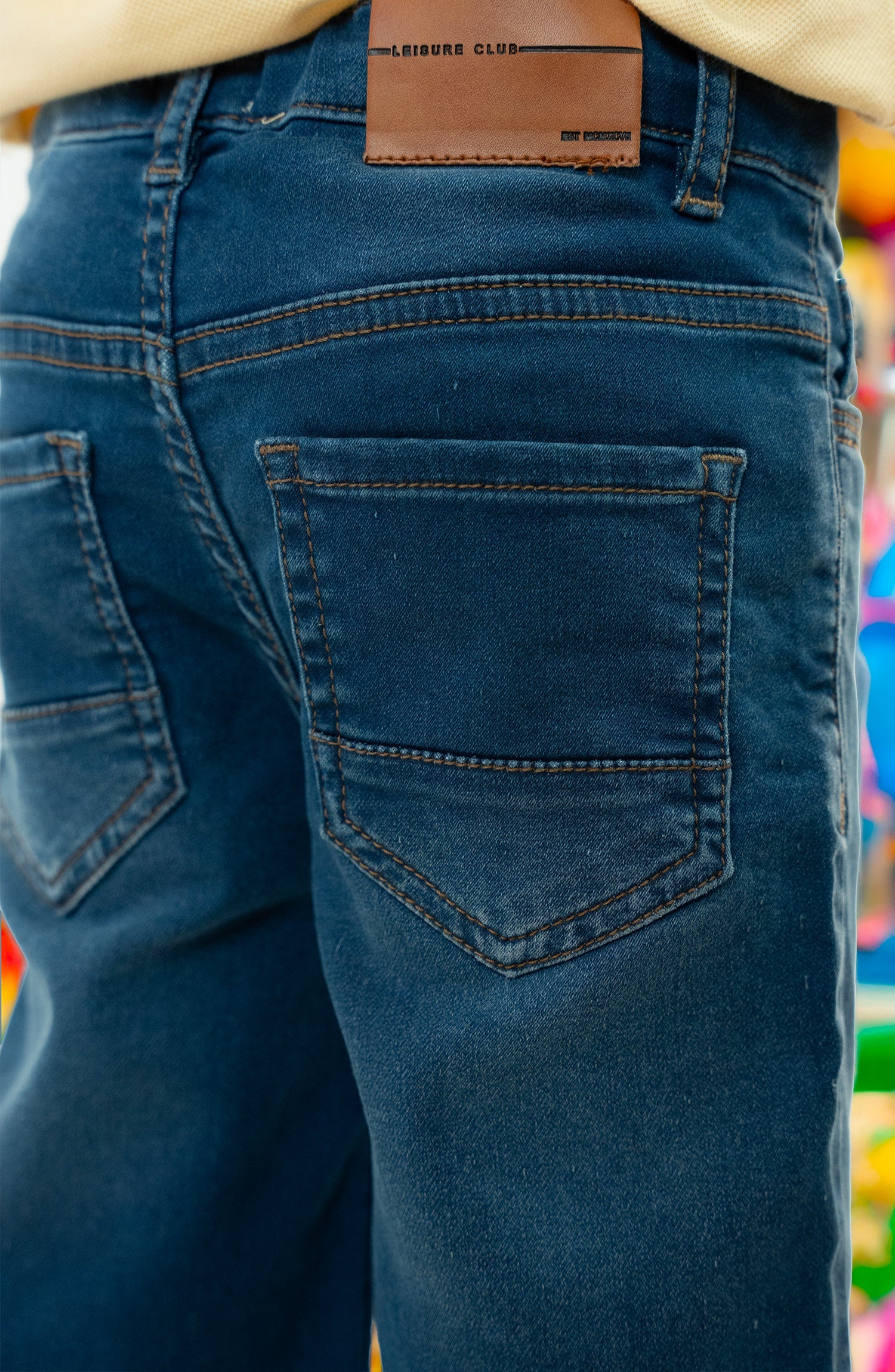 Terry Denim Shorts - BDS901A324 - Shop Now at Leisure Club