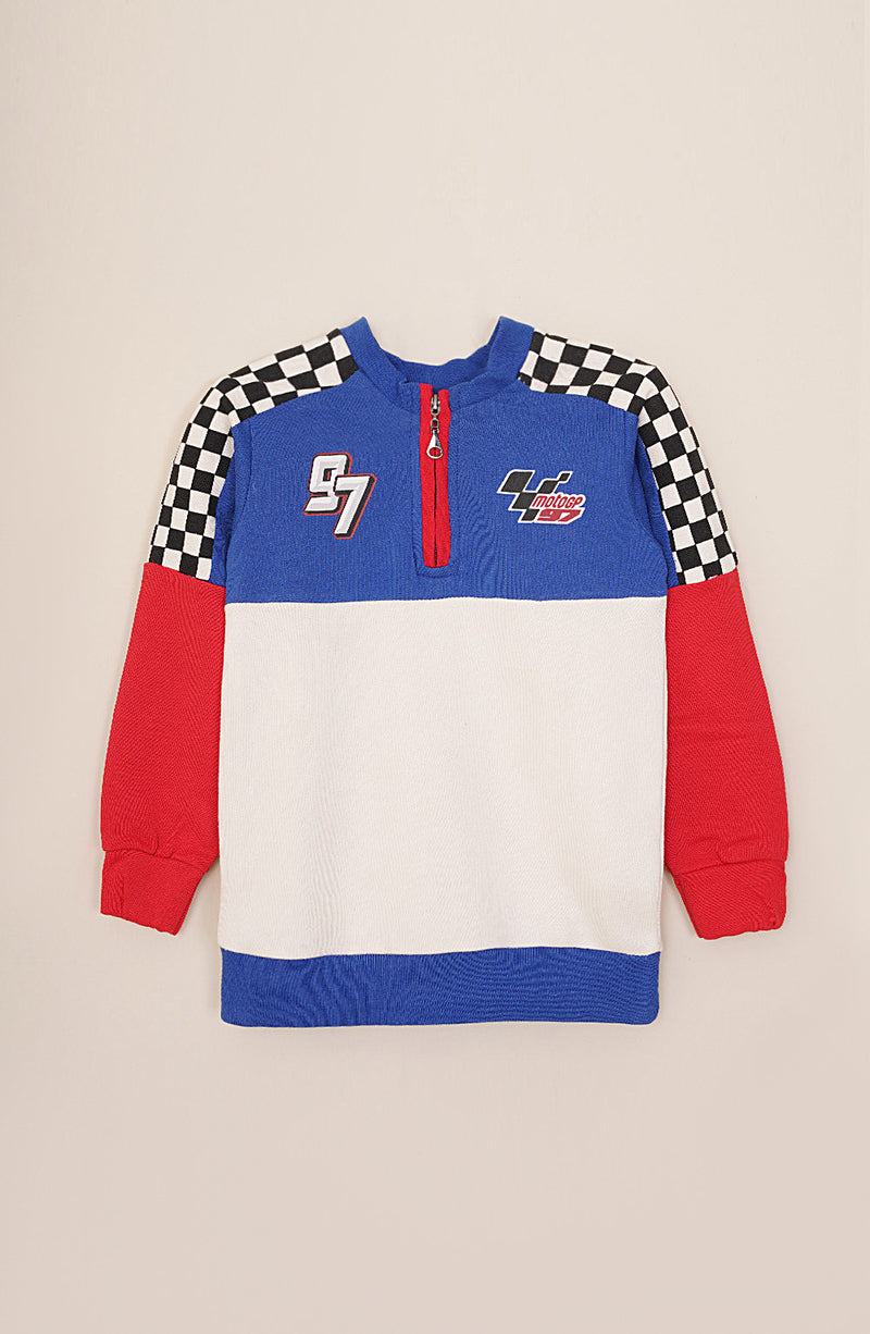 Color Block Sweatshirt - BHK613524 - Shop Now at Leisure Club