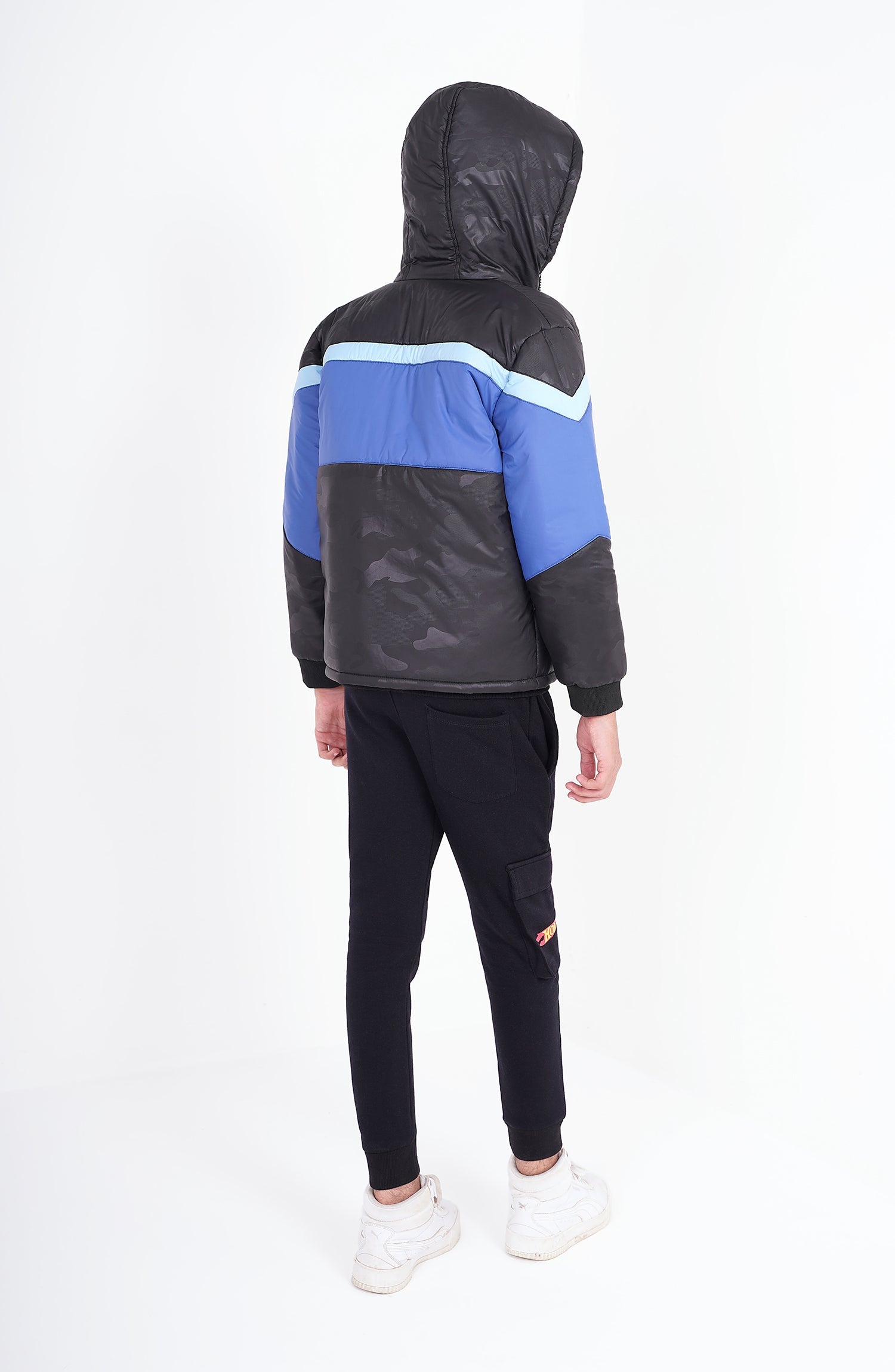 Camo Hooded Jacket - BJ605423 - Shop Now at Leisure Club