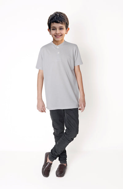 Yarn Dyed Henley - BK701A124 - Shop Now at Leisure Club