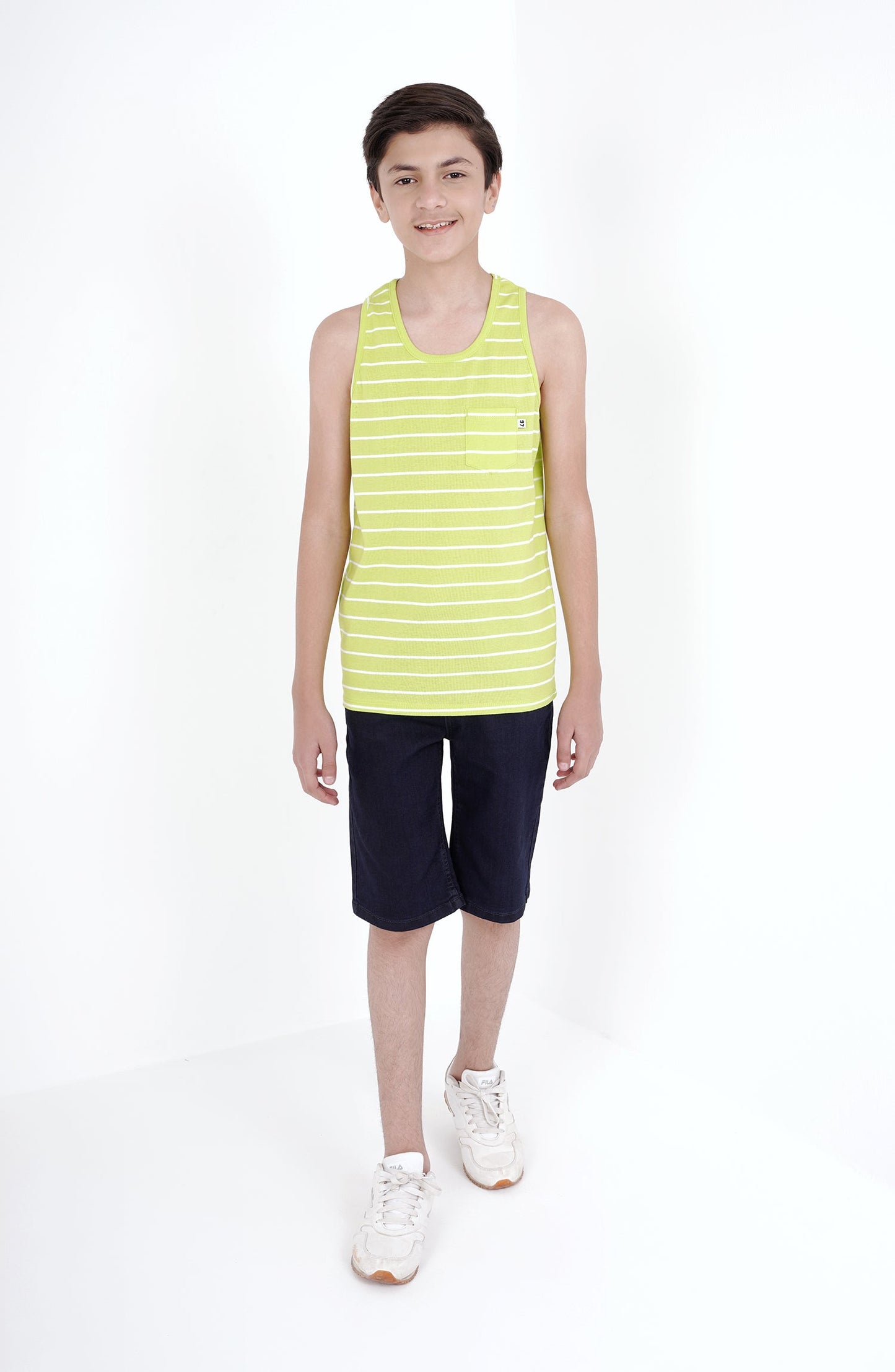 Yarn Dyed Vest - BK746123 - Shop Now at Leisure Club