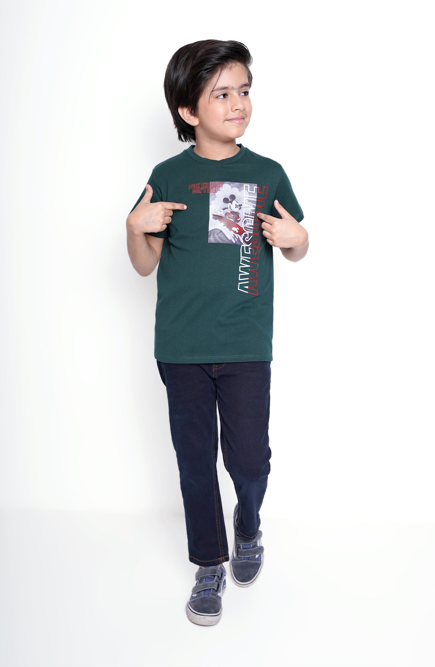 Single Jersey Graphic T Shirt - BK925324 - Shop Now at Leisure Club