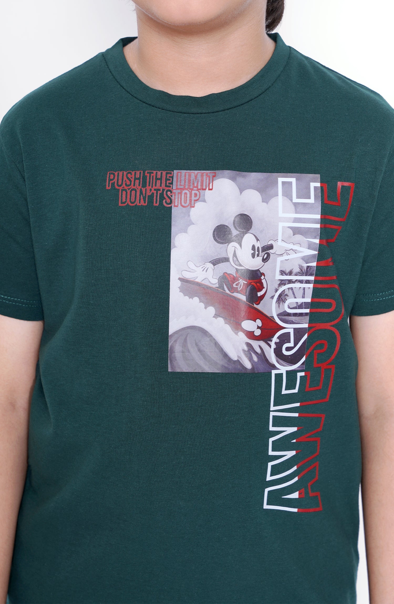 Single Jersey Graphic T Shirt - BK925324 - Shop Now at Leisure Club