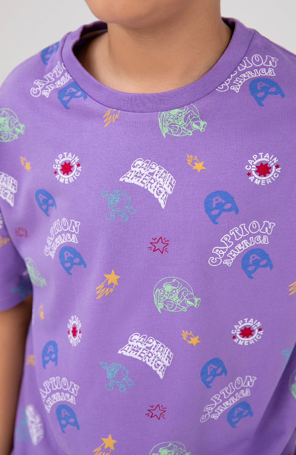 Boys Captain America Co-ord Set