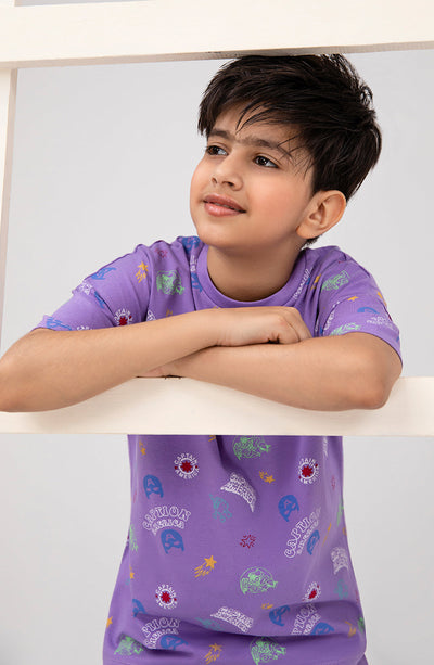 Boys Captain America Co-ord Set