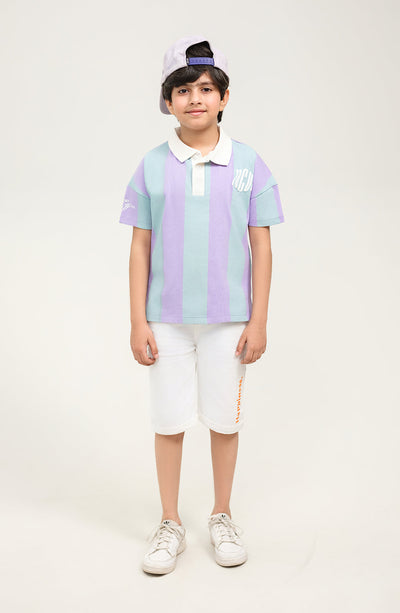 Boys Knitwear Polo Shirt