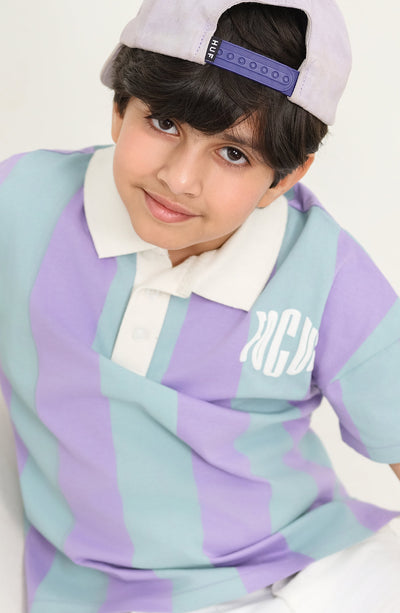 Boys Knitwear Polo Shirt