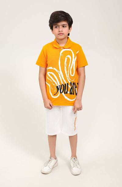 Boys Knitwear Polo Shirt