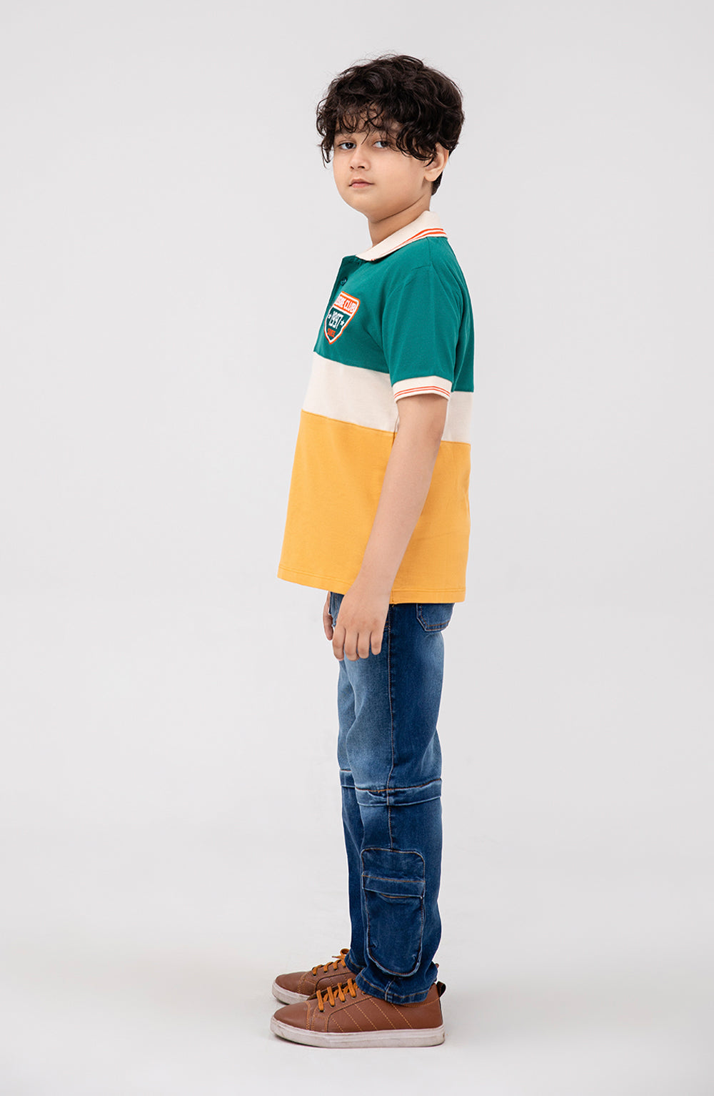 Boys Embroidered Polo