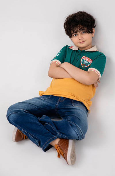 Boys Embroidered Polo