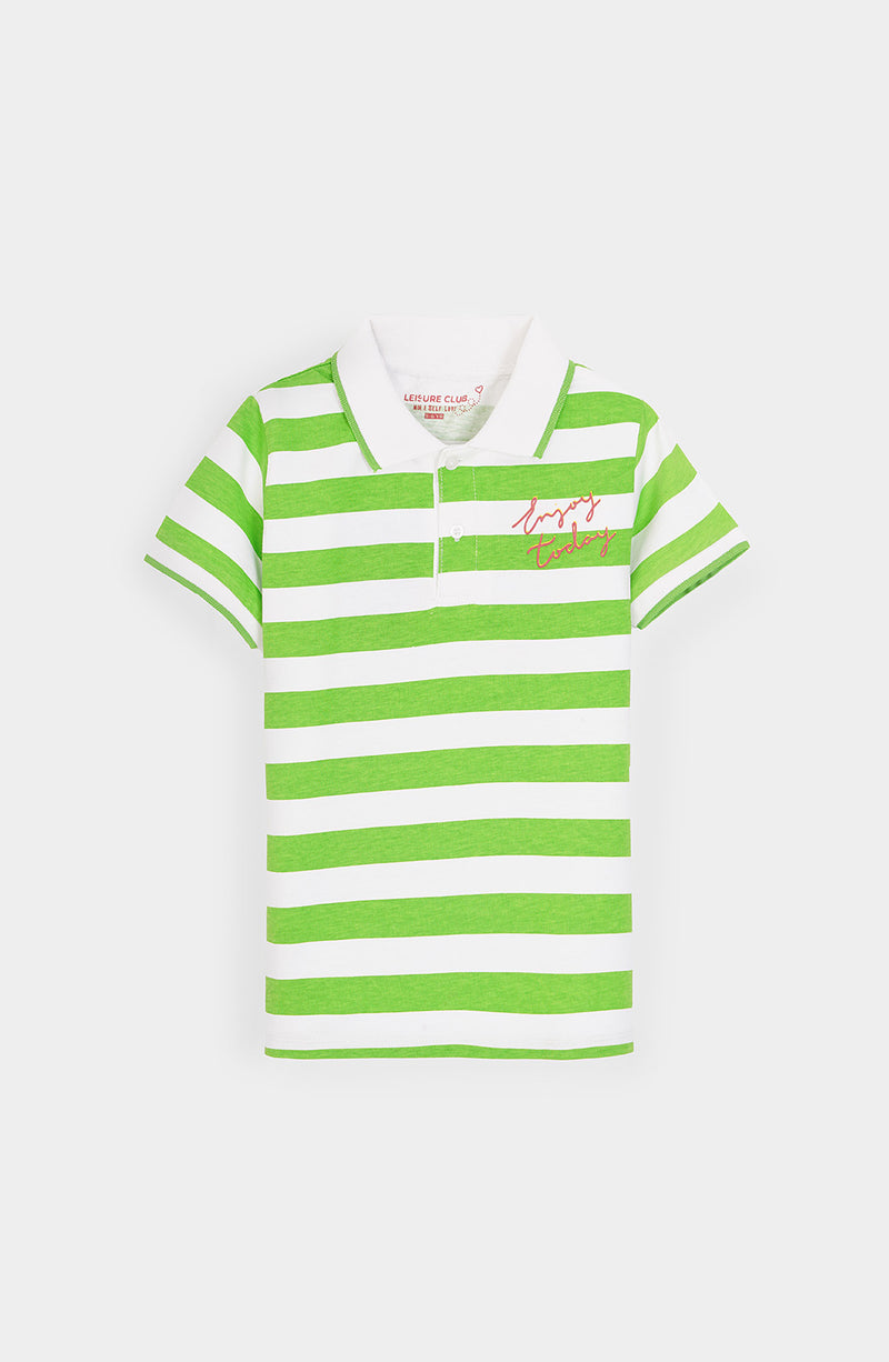 Striper Polo - BKP752325 - Shop Now at Leisure Club